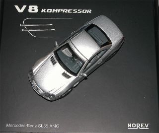 F070 Norev 351130 Mercedes Benz SL 55 AMG R230 V8 Kompressor 1 43 RAR 