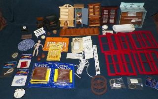 Dollhouse Miniature Furniture, Electrical, Building Supplies 