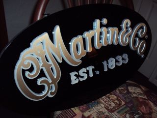  C F Martin and Co Lighted Dealer Sign