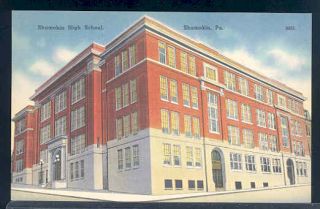 PA Shamokin Pennsylvania High School Building Exterior Mebane No 68606 