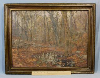 Original Antique O/C *Robert Emmet Owen* Impressionist Landscape Oil 