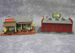 11 HO Buildings Structures Scenery Tyco Plasticville More
