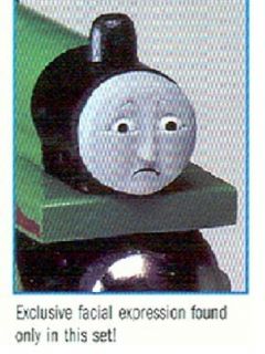    THE TANK ENGINE WOODEN SAD FACED HENRY W TENDER LIMITED EDITION RARE