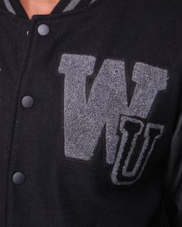 Wu Tang Limited RockSmith C R E A M Team Varsity Jacket Black The 