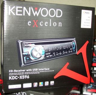 Kenwood Excelon Built in HD Radio Tuner KDC X596 Car CD Player KDCX596 