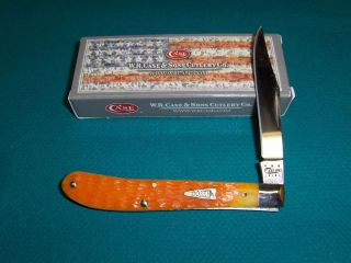   Case XX Orange Peel Jigged Bone Utility 61048SS Knife CA 12839