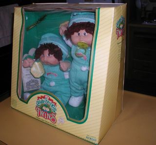 CABBAGE PATCH KIDS TWINS DARRIN MONTGOMERY & TERRY REGGY 1985 LIMITED 