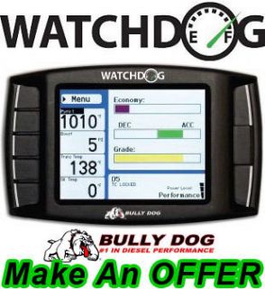 Bully Dog WatchDog Gauge Display Economy Monitor Black OBD II 1996 up 