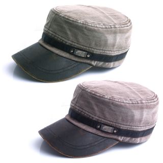 New Washed Cotton Distressed Military Cadet Caps Hat 04