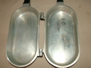   Ware Double Side Omelet Cake Loaf Fish Fry Pan Skillet Aluminum