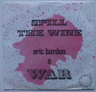  Eric Burdon War MGM Picture Sleeve 45 45rpm