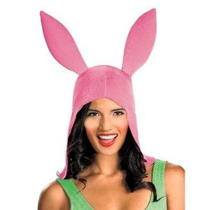 Louises Bunny Ears Hat Bobs Burger Costume Disguise 43324
