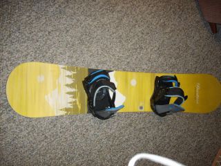 Used Burton Cruzer 151 cm Snowboard with Bindings 1