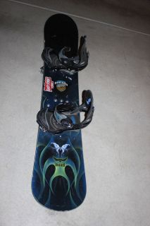 Burton Baron 167 snowboard with bindings used