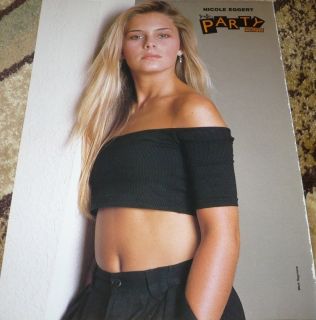 Nicole Eggert Pinup clipping Sexy in Tube Top Belly
