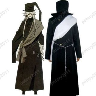 Fast Shipping Kuroshitsuji Black Butler Undertaker Cosplay Costume All 