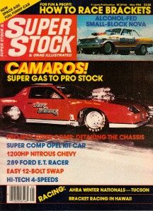 Super Stock May 1984 Camaros Project Super Comp Opel Kit Car How to 
