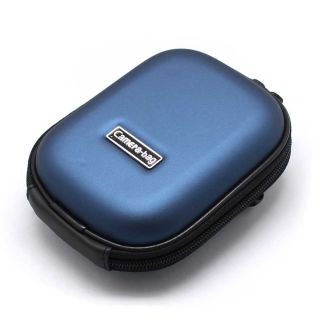 New Universal Digital Camera Hard Carry Case Pouch Blue