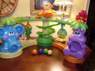 Fisher Price Crawl Cruise Musical Jungle Go Baby Go Sit Play Display 