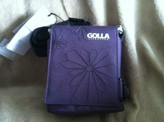 Golla Small Camera Bag Purple Media SLR Camera Bag Case NWT
