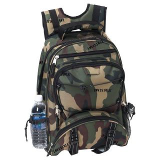 New Water Repellent Camouflage BackPack Camo School Book Bag Carry On 