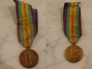 WW1 Victory Military Medal C s Lewis Canada England Canadian British 