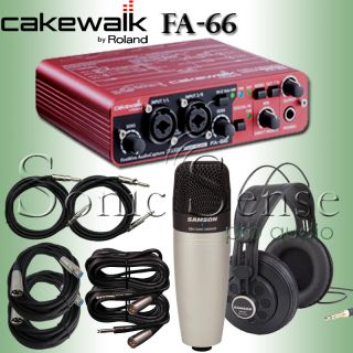 Cakewalk FA 66 FA66 Audio Interface Edirol Roland New