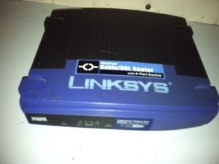 LINKSYS ETHERFAST CABLE DSL ROUTER WITH 4 PORT SWITCH BEFSR41