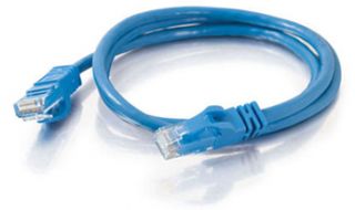 CABLESTOGO 100ft Cat6 550 MHz Snagless Network Patch Cable Blue