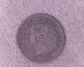 1859 Canadian One Cent Coin