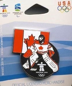 Vancouver Olympics 2010 Canada Hockey Player Pin