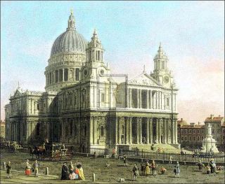 Antonio Canaletto St Pauls Cathedral London Print