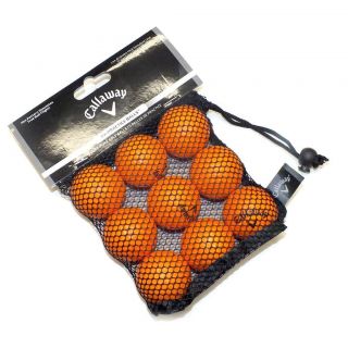 Callaway Golf HX Soft Flight Practice Balls 9 Pack Orange