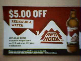 Redhook Beer Water Rebate Offer Budweiser