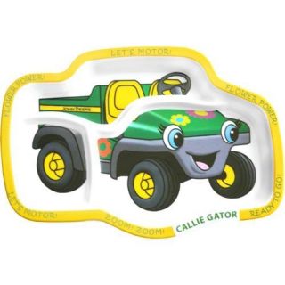 Callie Gator Tractor Plate John Deere Child Plate