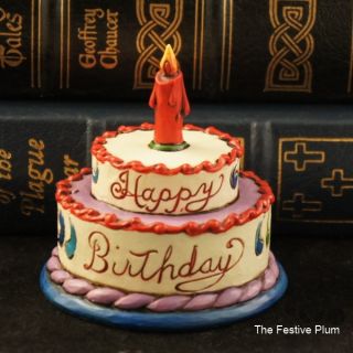NIB 4025846 Jim Shore Everyday Mini Birthday Cake