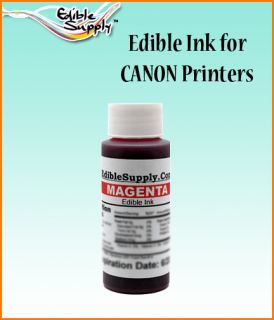   Color Edible Ink Refill Kit for Canon Edible Image Cake Printer