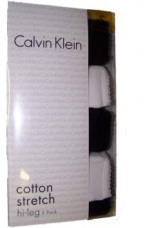 Calvin Klein Womens Cotton Stretch Hi Leg 5 Pack Underwear Panties Ö 