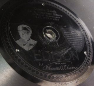 Edison Diamond Disc Record Etched Label Cal Stewart