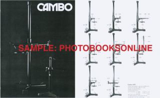 Cambo UST MST Studio Stands RTM Copy Stand Catalog