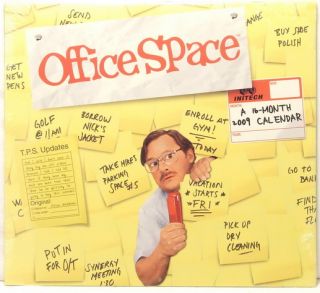 New SEALED The Office Space Movie 2009 Wall Calendar
