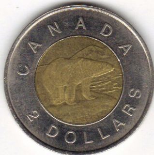  Canada 2 Dollar Coin 1996