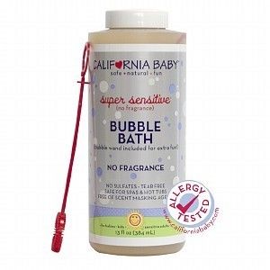 California Baby Bubble Bath, Fragrance Free, Super Sensitive 13 fl oz 