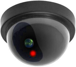 Dome Camera Dummy Fake Surveillance Flashing LED Light Home Business 