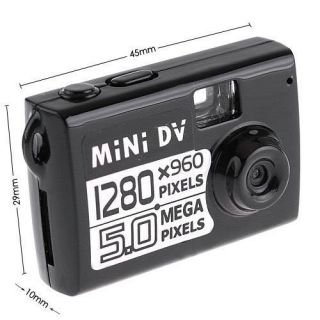 New Worlds Smallest HD Digital Video Camera Mini DV DVR Black