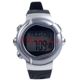 New Grey Calorie Counter Heart Rate Pulse Monitor Wrist Watch Alarm P 