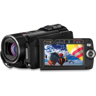   description canon s vixia hf21 dual flash memory camcorder provides