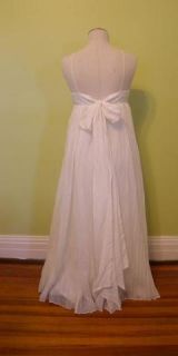 New JCREW Camille Silk Long Gown Wedding Dress 0