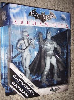 Batman Legacy Arkham City CATWOMAN BATMAN Grey Variant 2 Pack