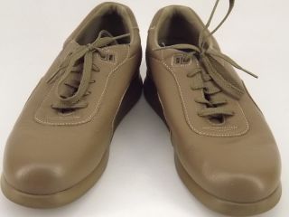 Womens shoes light brown leather Canfield 10 M orthopedic diabetic 